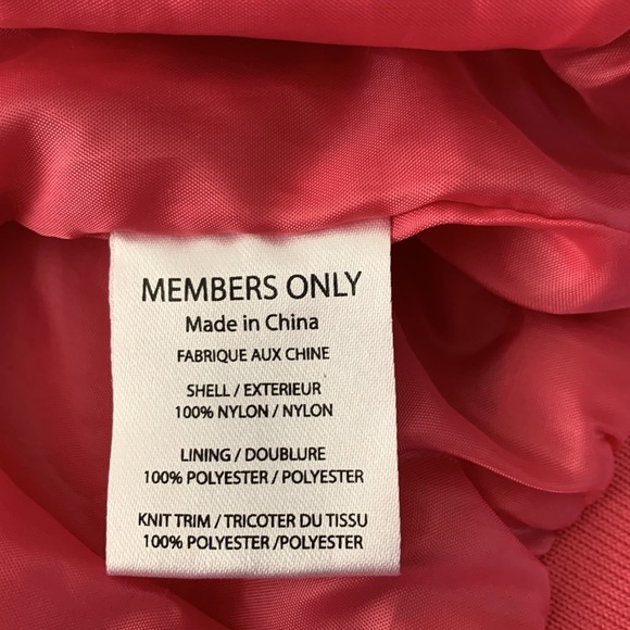 VINTAGE MEMBERS ONLY PINK JACKET - Picture 7 of 13